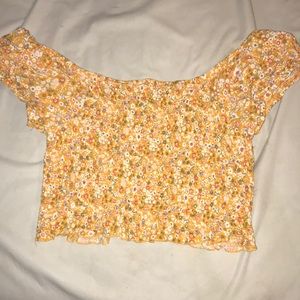 Yellow Flowery Shirt